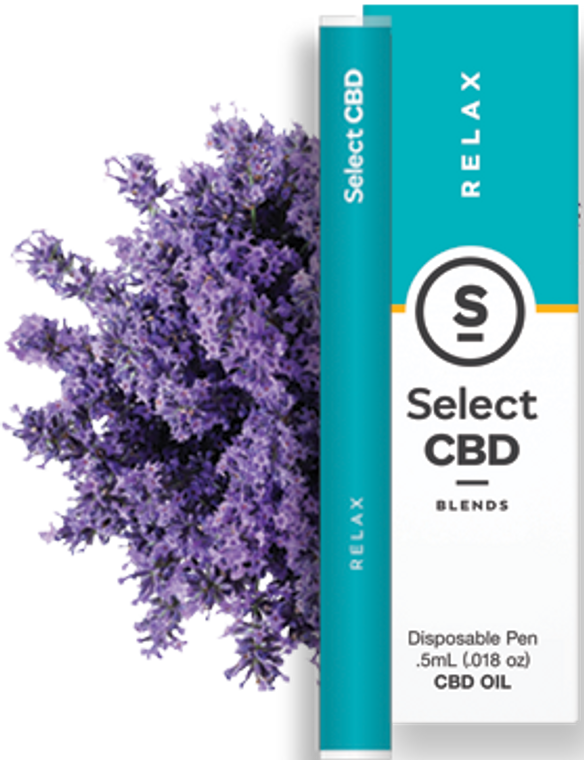 Select: Relax | Lavender CBD Vape Pen (250mg)