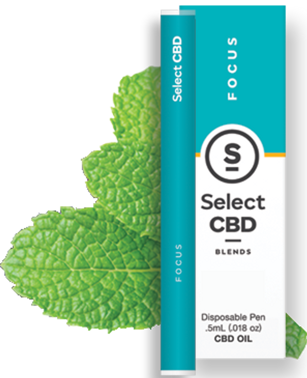 Select: Focus | Peppermint CBD Vape Pen (250mg)