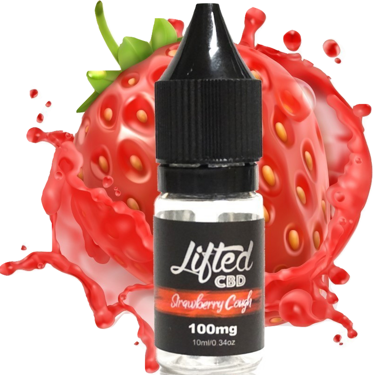 Lifted: Strawberry Cough CBD E-Liquid & Oil (100mg)