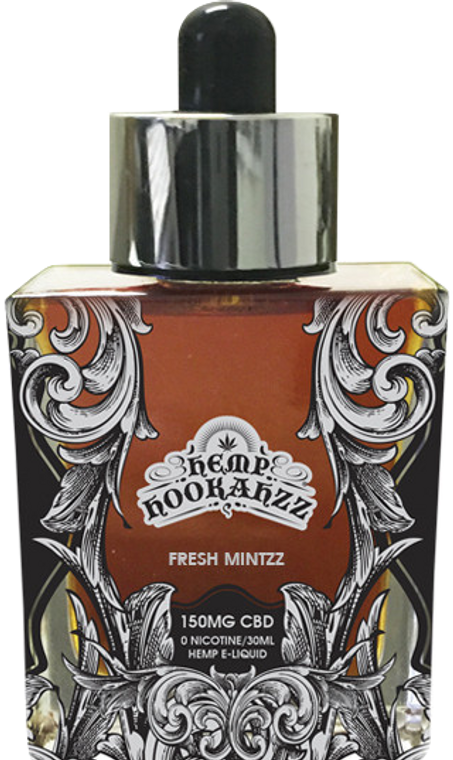 Hemp Hookahzz: Fresh Mintzz CBD Silver E-Liquid (150mg)