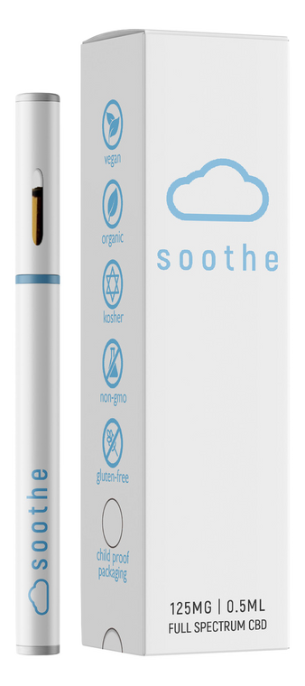 Soothe: Guavaberry Pure CBD Puff Vaporizer (125mg) 3-Pack