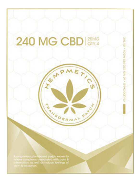 Hempmetics: CBD Transdermal Patches (240mg)