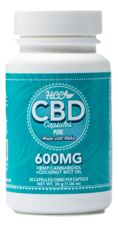 HCC: Pure CBD Capsules (600mg)