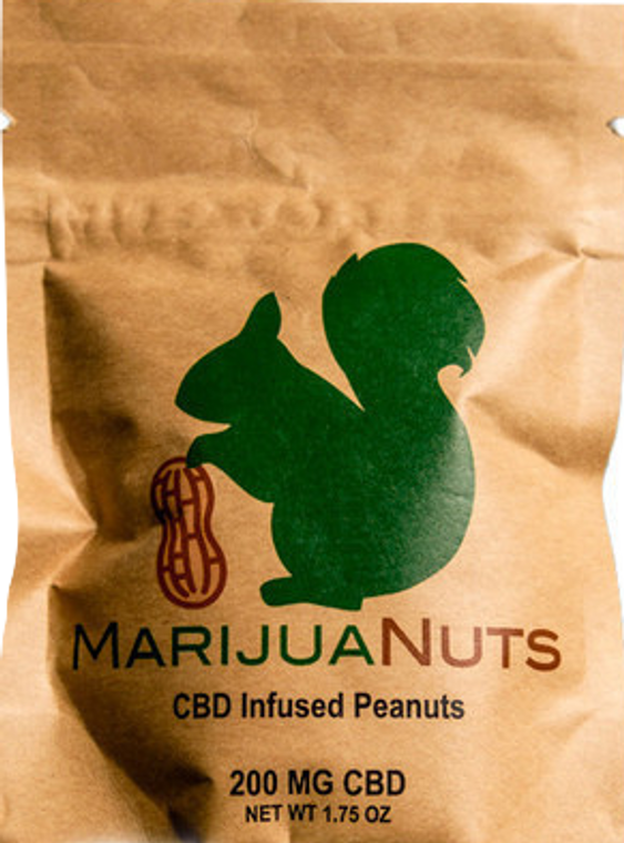 MarijuaNuts: CBD Infused Peanuts (200mg) 3-Pack