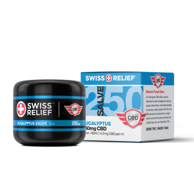 Swiss Relief CBD Salve - Eucalyptus