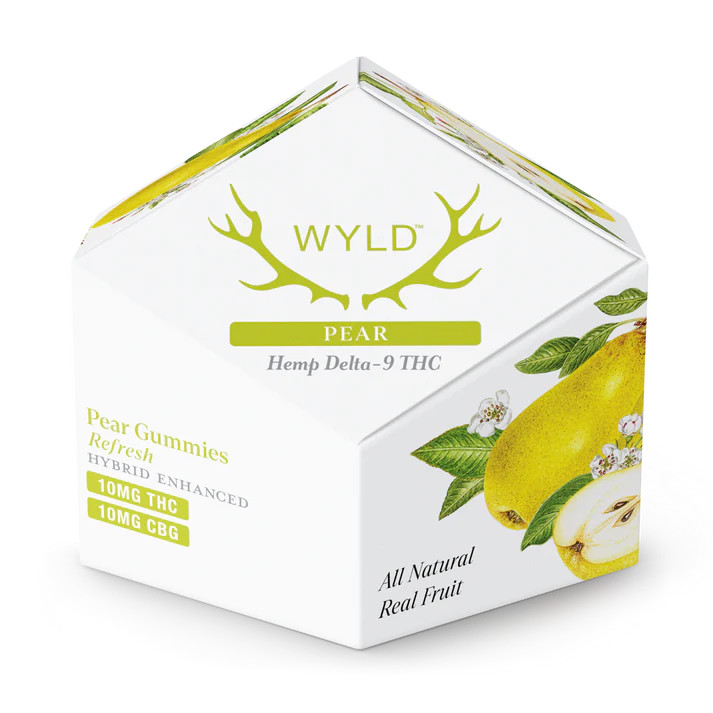 Pear 1:1 THC:CBG | Refresh Gummies WYLD