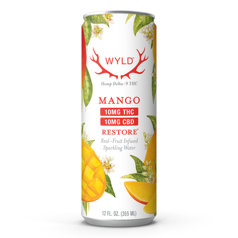 Wyld Mango THC:CBD Sparkling Water