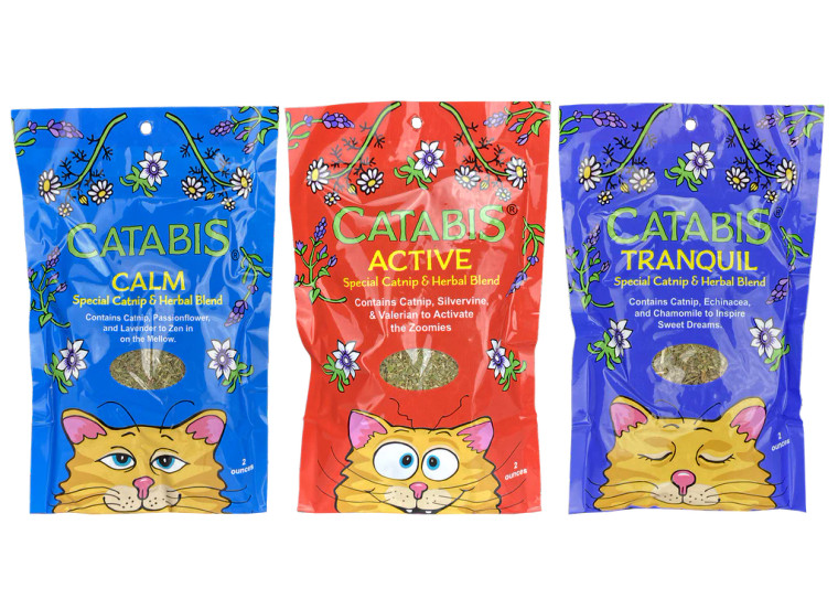 Catabis Catnip Bliss Bags - Tranquil, Active, Calm - 3 Pack 