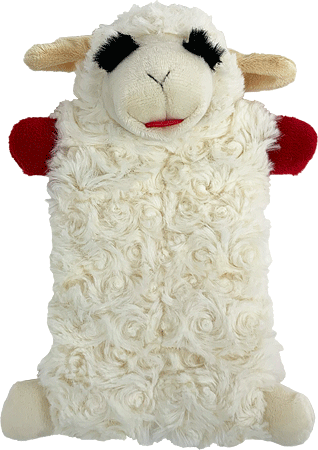 Lamb Chop Squeaker Mat 9"