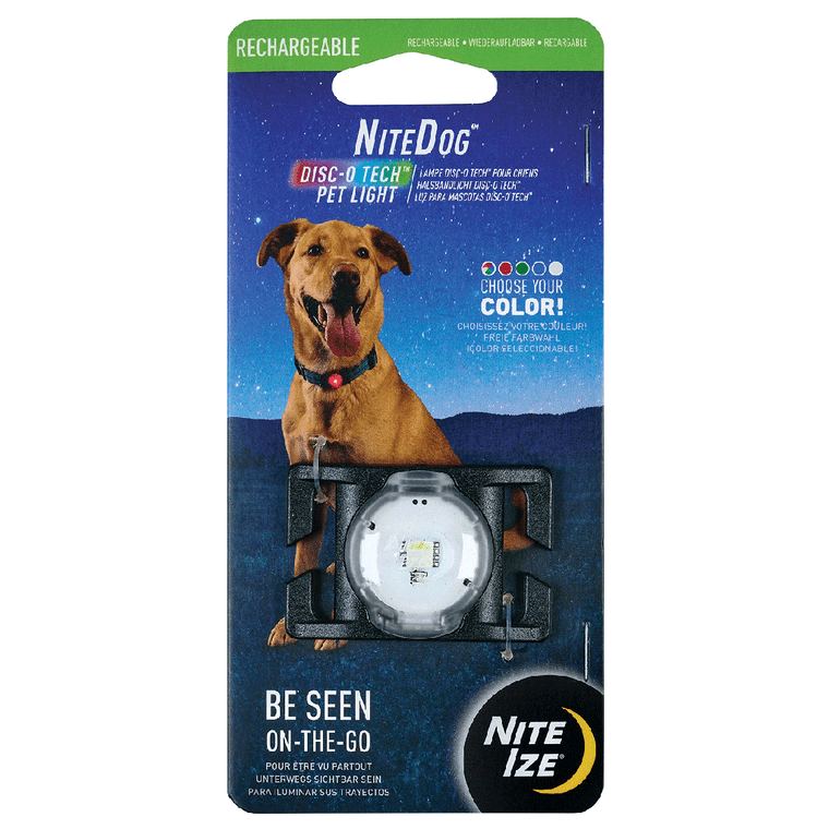 NiteDog Rechargeable Disc-o Tech Pet Light