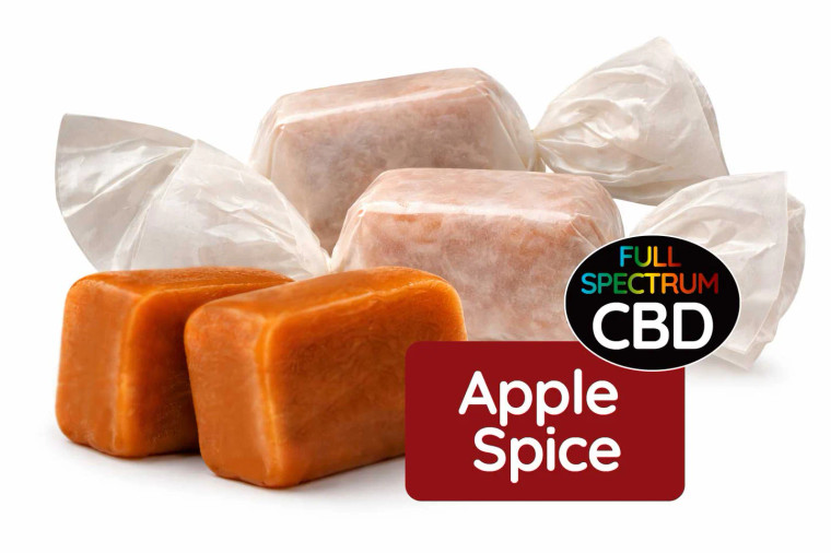 Giraffe Nuts - CBD Caramels – Apple Spice, 50 mg - Giraffe Oasis