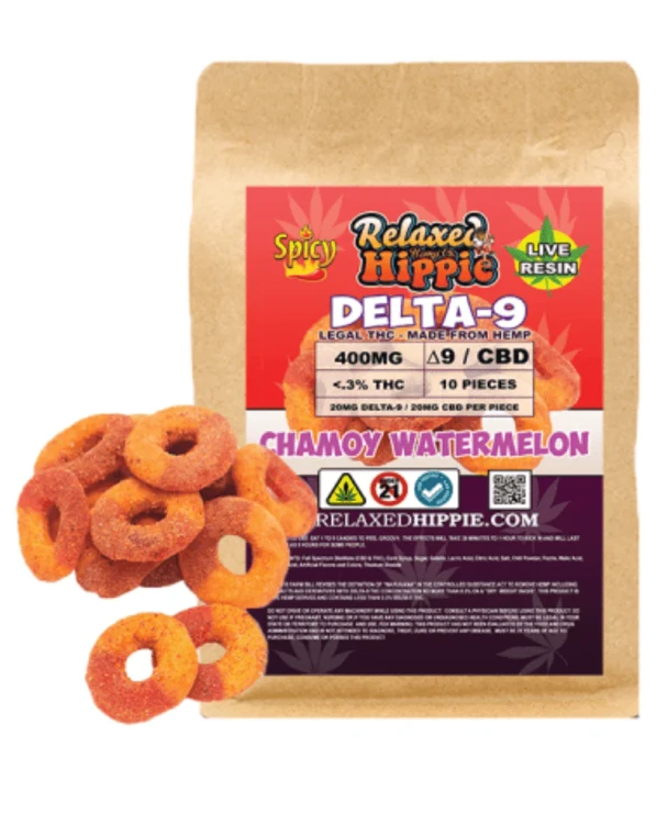Chamoy Watermelon Ring THC Gummies