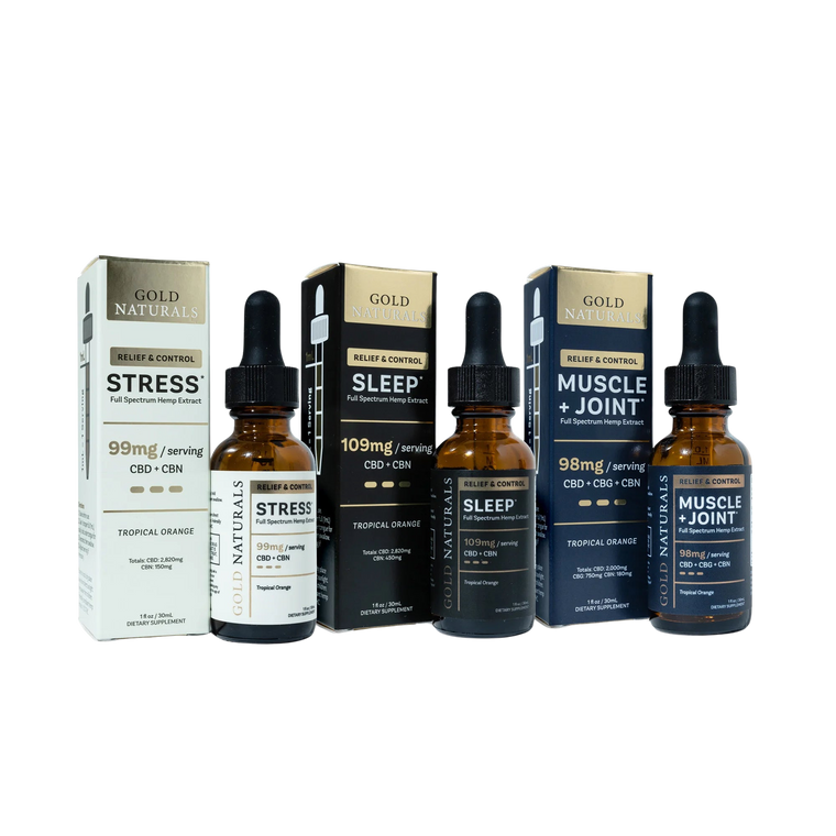 Gold Naturals CBD Tincture Bundle