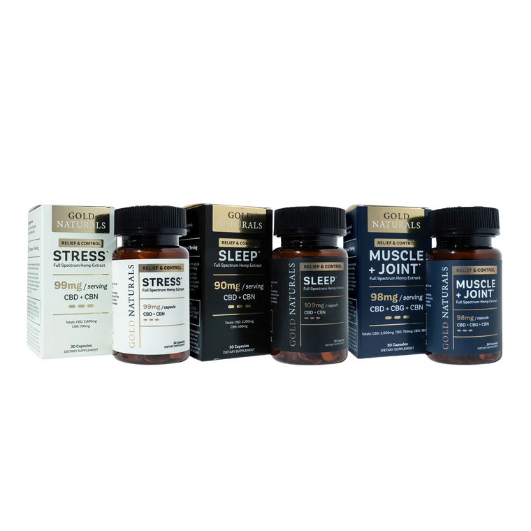 Softgels CBD Softgels bundle Gold Naturals Hemp