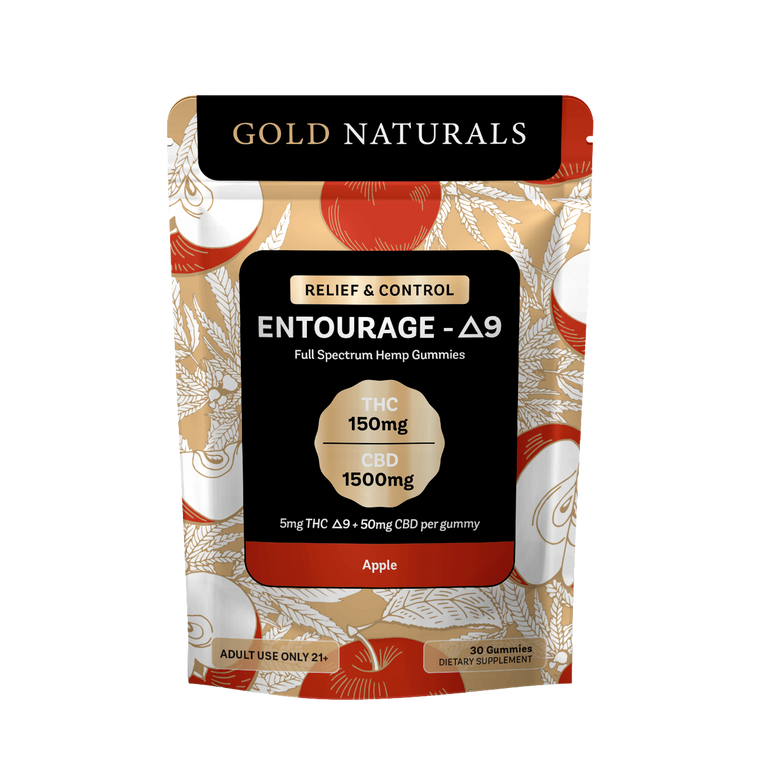 Entourage Δ9 Gummy Gold Naturals