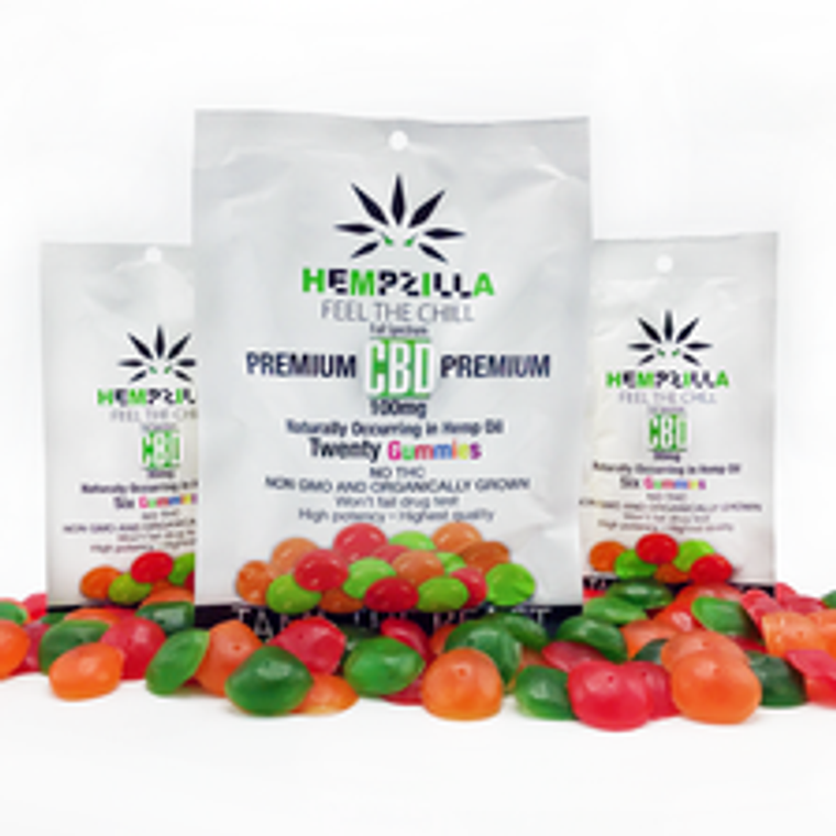 Hempzilla: CBD Gummies (50mg)