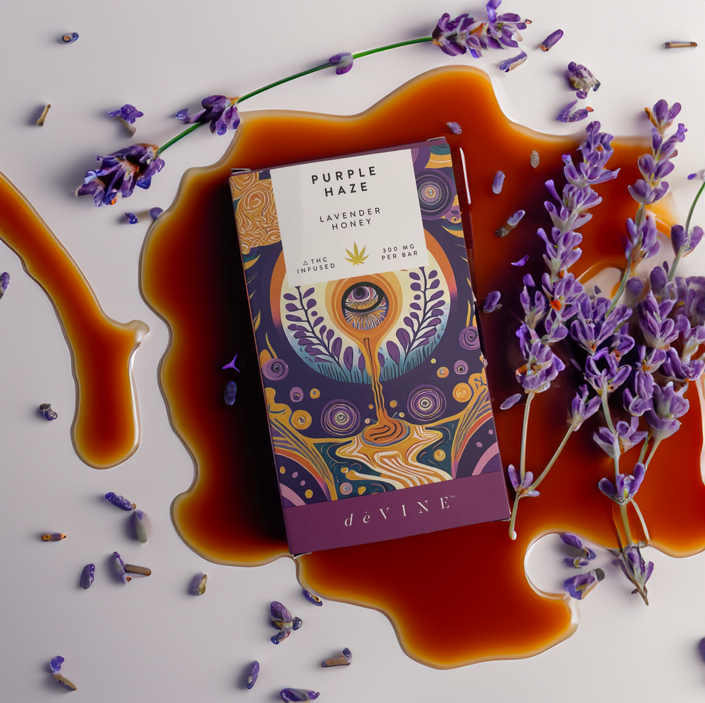 Purple Haze Dark Chocolate Thc Bar Devine Cannabis Confections Purple Haze Dark Chocolate Thc Bar Devine Cannabis Confections