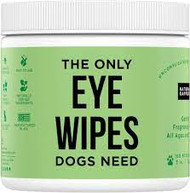 THE ONLY EYE WIPES DOGS NEED 