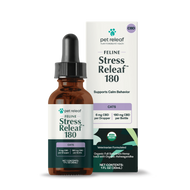 Feline Stress Releaf - Calming CBD Oil For Cats - USDA ORGANIC 
