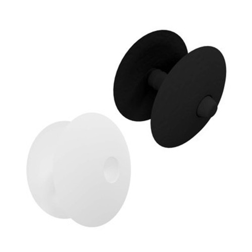 Plastic Snap Rivets with Collar - Display Components on white background