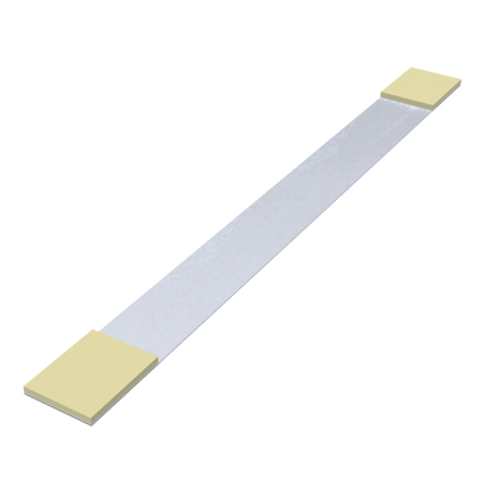 Adhesive Shelf Wobbler POS Strips on White Background