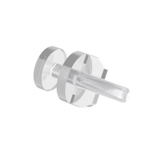 Plastic Viking Screws - Transparent - Display Components on white background