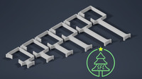 Downspout Pixel Strip Mount