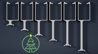 Downspout Pixel Strip Mount