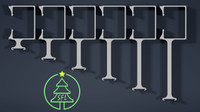 Downspout Pixel Strip Mount