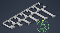 Downspout Pixel Strip Mount