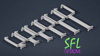Downspout Pixel Strip Mount