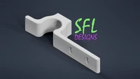 STL File - 1/2" PEX Flush Mount Icicle Pipe Clip