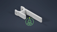 STL File - 1/2" EMT Slip Fit Gutter Clip
