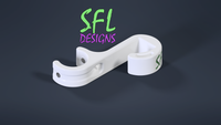 STL File - 3/4" EMT Standard Gutter Clip