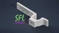 STL File - 3/4" EMT Flush Mount Icicle Pipe Clip