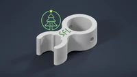 STL File - 3/4" EMT Pipe to HolidayCoro PixelPipe(tm)