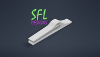 STL File - 1/2" PVC Perpendicular Shingle Clip