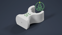 STL File - HolidayCoro PixelPipe(tm) Magnet Mount