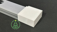 STL File - Painted Puck Track Angled Corner Bracket