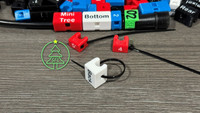 STL FILE - 6.25mm OD Pigtail Wire Labeling Clips​ - PROPS