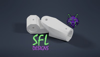 STL File - Adjustable Coyote Connector 3/4" PVC Part B