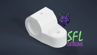 STL File - Adjustable Coyote Connector 1/2" PVC Part B