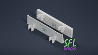 STL File - Budbox NBF-32026 Mount Dual 3/4" PVC