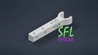 STL File - Beam Mount Clip 25mm PVC