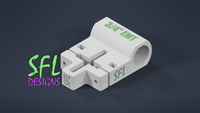 STL File - T-Post to Horizontal 3/4" EMT Pipe Bracket