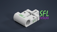 STL File - T-Post to Horizontal 1" EMT Pipe Bracket