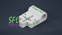 STL File - T-Post to Horizontal 25mm PVC Pipe Bracket