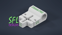 STL File - T-Post to Horizontal 25mm PVC Pipe Bracket