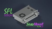 STL File - SnapMount Pro 350 - Dual Power Supply Mount