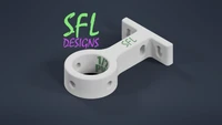 STL File - 3/4" PVC Pipe (Closed) to Coro Bracket Slimline